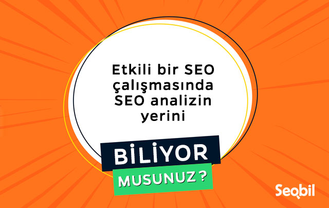 seo çalışmasında analiz